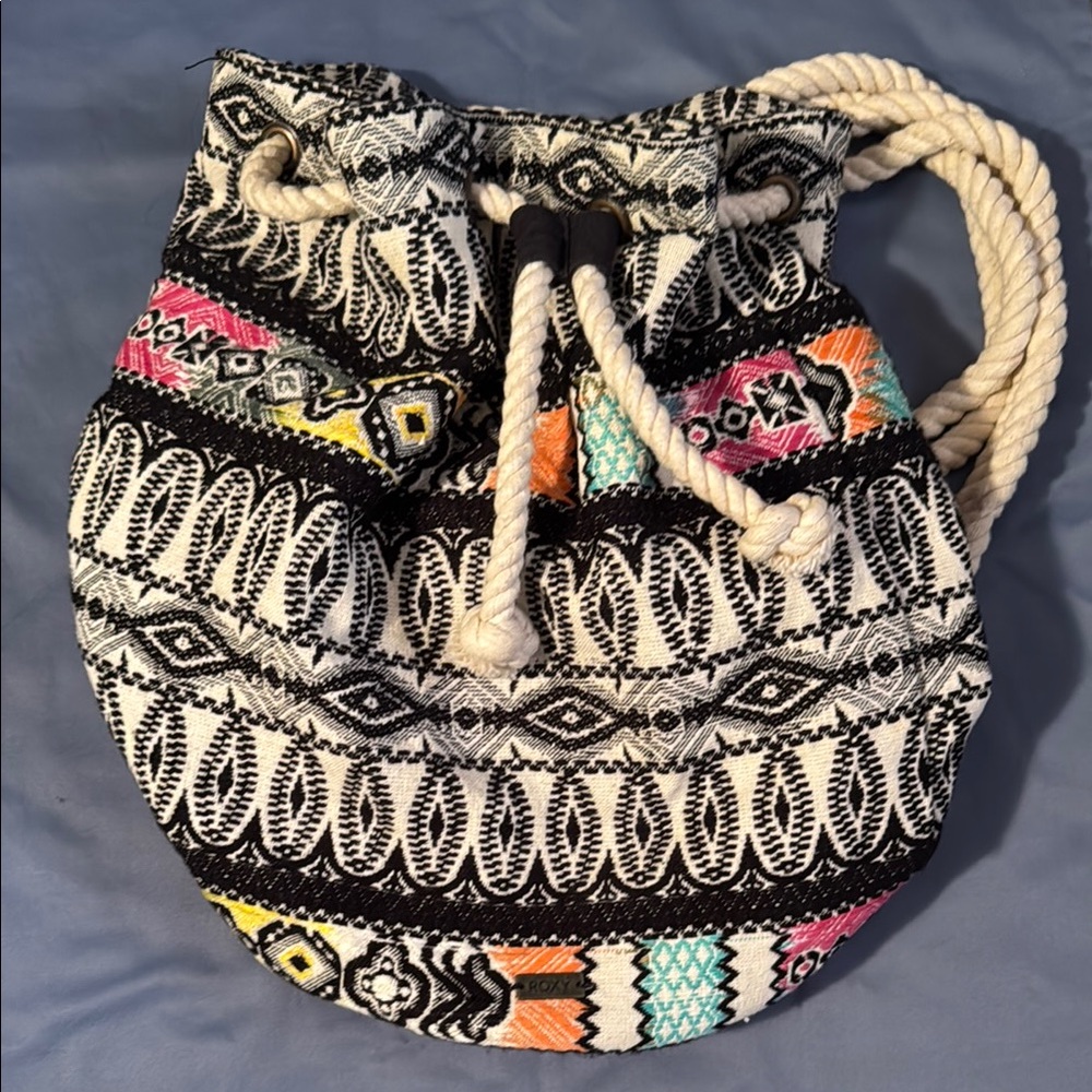 Patterned Drawstring Backpack - image 1